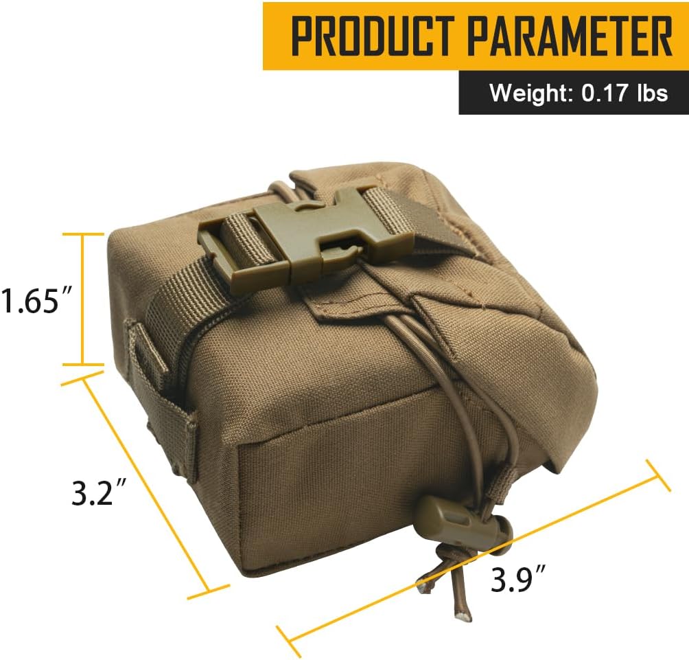 QuadSecure Tactical Utility Pouch - MOLLE Compatible Multi-Tool Organizer