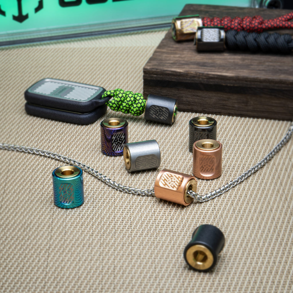 SpinCore Titanium Fidget Spinner Pendant - EDC Stress Relief Necklace