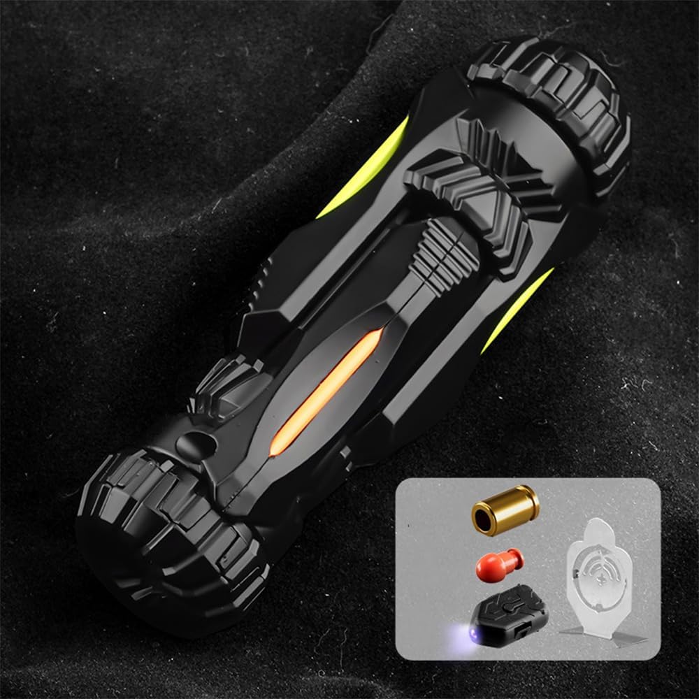 Vortex Blaster Mini Alloy EDC Toy | Shell Ejection & Glow Strip Fidget Blaster