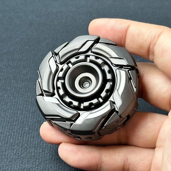 WarpFang Mecha Fidget Spinner | Stainless Steel EDC Stress Relief Toy