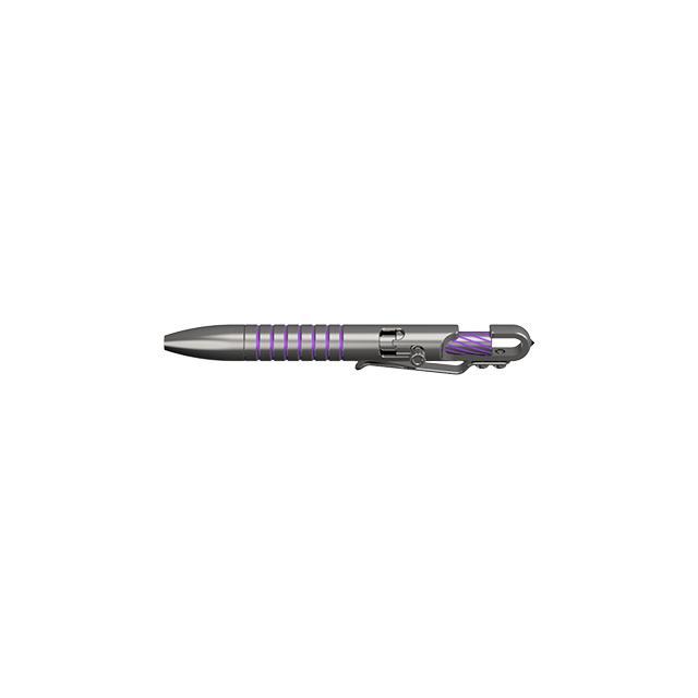 Ultimate GR5 Titanium Bolt Action Pen - Waterproof EDC with Secure Hook