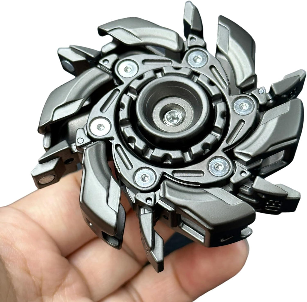 WarpFang Mecha Fidget Spinner | Stainless Steel EDC Stress Relief Toy