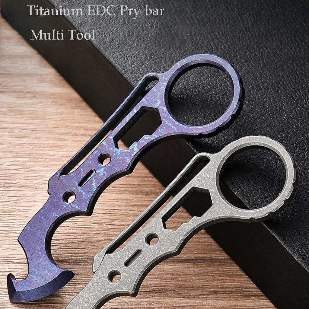 TitanSpike Titanium Multi-Tool Card - Crowbar, Wrenches & Bottle Opener EDC