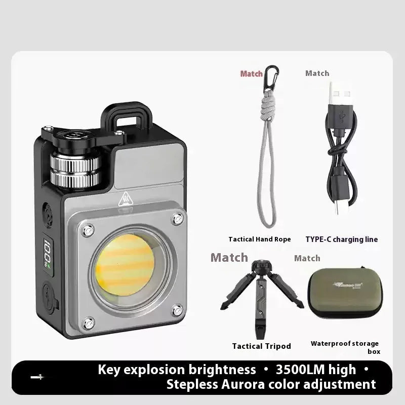 NovaFlare Camp LED Flashlight - 3500LM Rechargeable 5-Mode Lantern