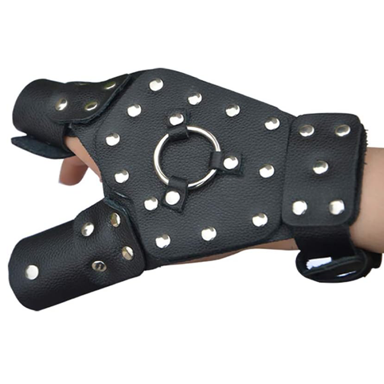 Slingshot Gloves – PU Leather Protective Gloves with Stainless Steel for Hunting & Fishing Slingshot