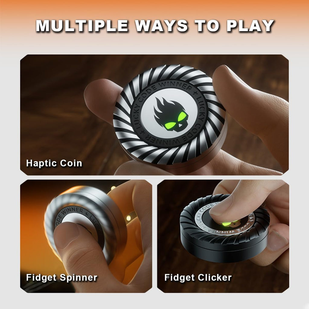 Fidget Spinner Metal 3-in-1 Torpedo Detachable EDC Stress Relief Focus Desk Toy