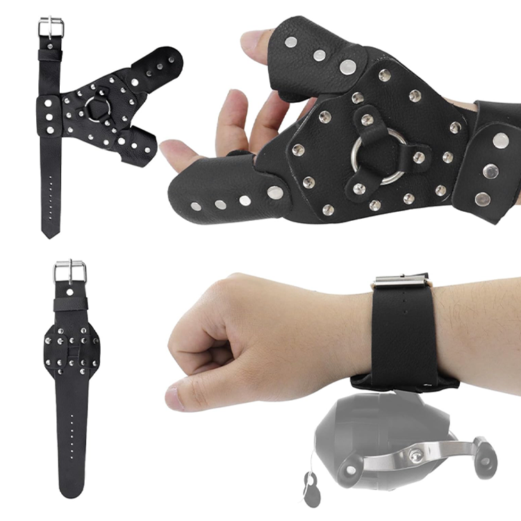 Slingshot Gloves – PU Leather Protective Gloves with Stainless Steel for Hunting & Fishing Slingshot
