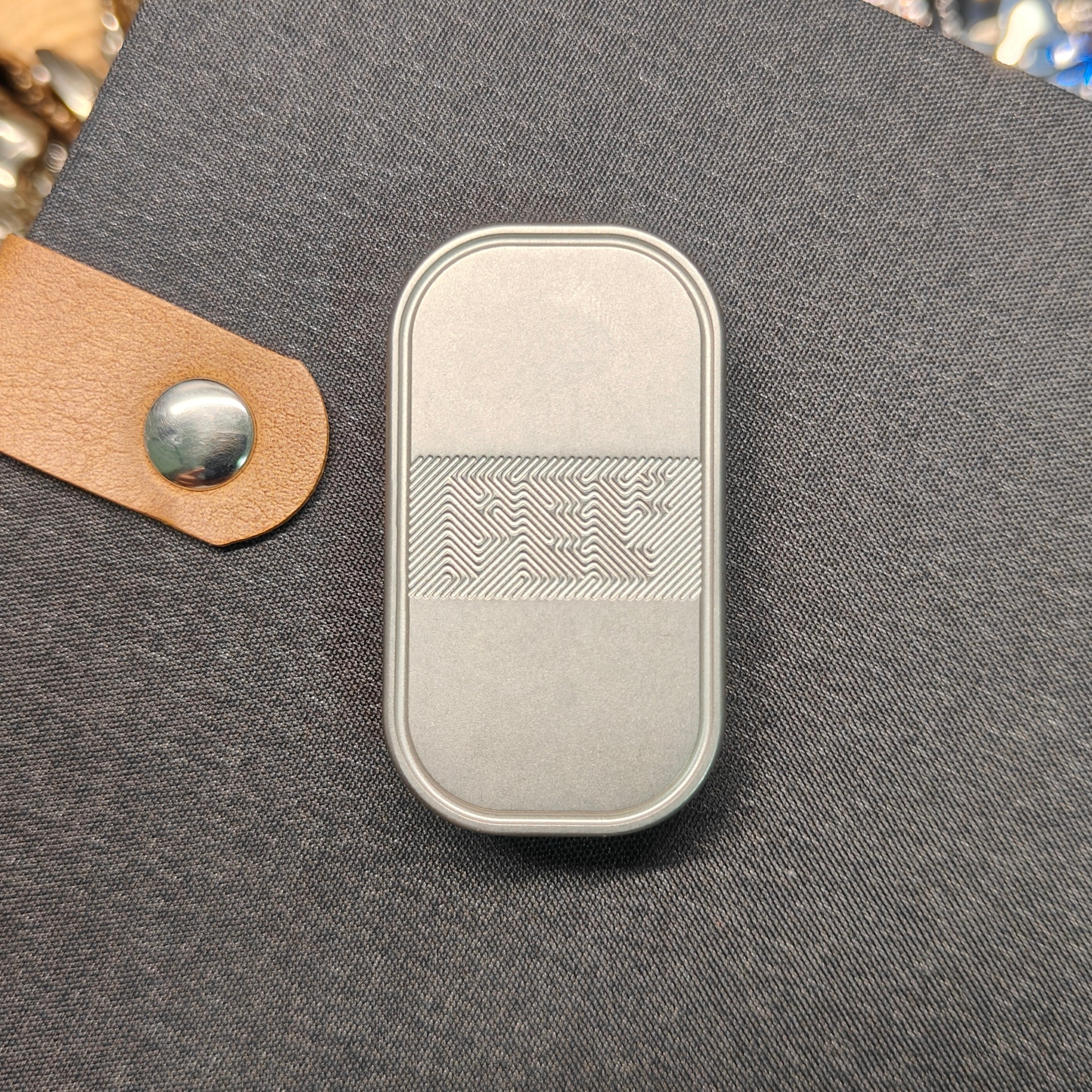 Stainless Steel Mechanical Hop Fidget Slider - Dual Sound EDC