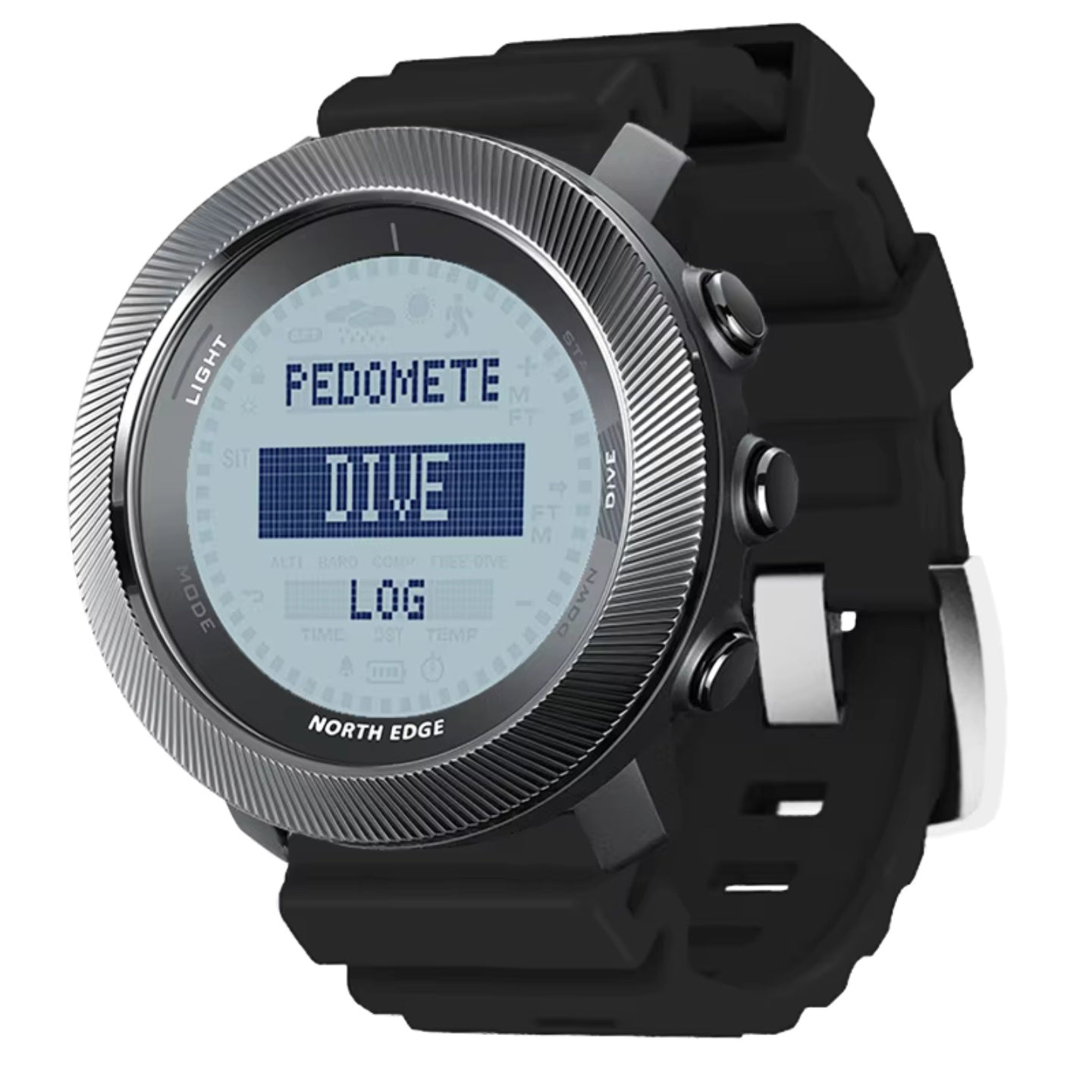 Military Tactical Watch 50M Waterproof Compass Altimeter Outdoor Hiking Camping Men