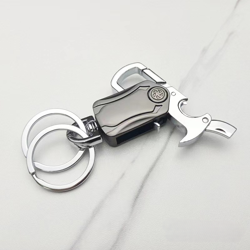 UniKey EDC Car Keychain Multi-Tool | Box Cutter, Fidget Spinner & Phone Stand