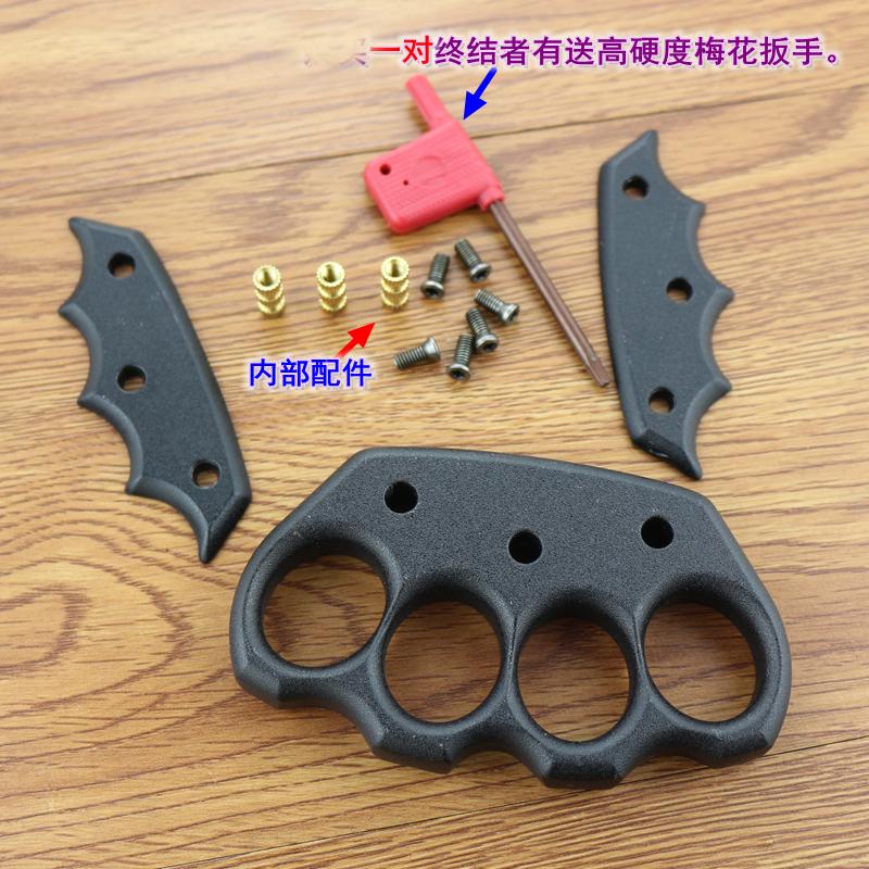 Stainless Steel Four Finger Knuckles Paperweight - 24mm Ultra-Thick