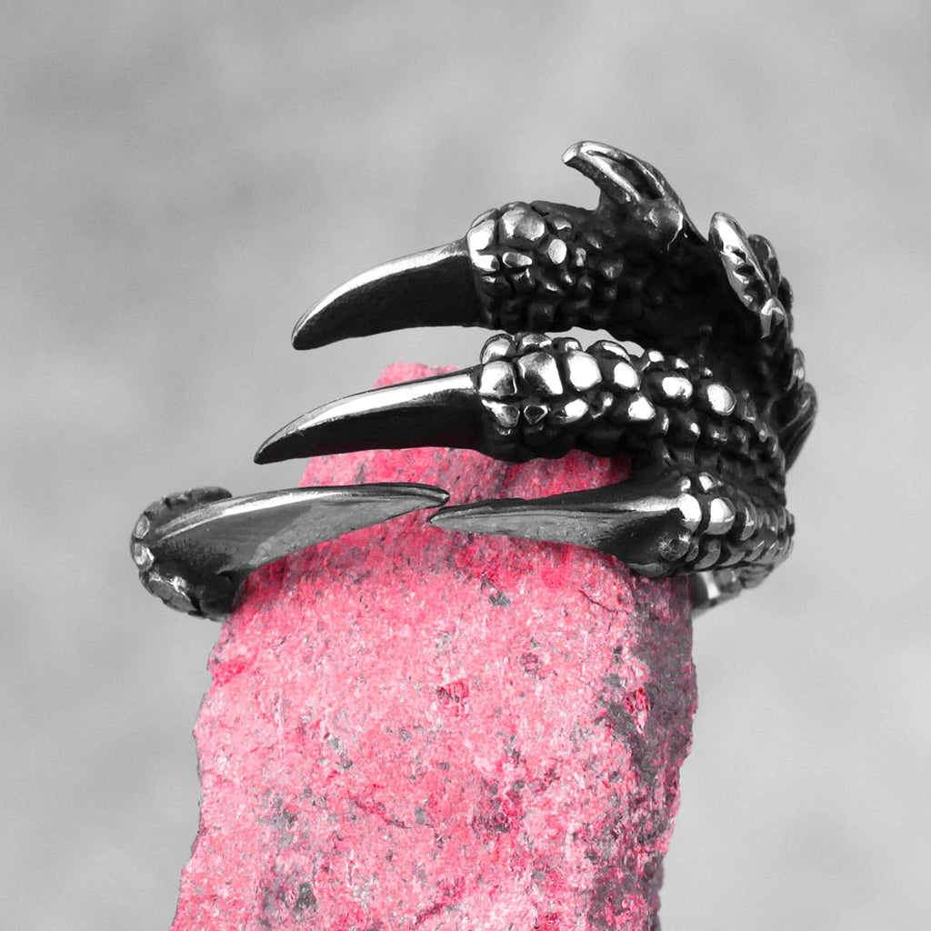 Dragon Ring – Evil Claw Gothic Fantasy Punk Hip Hop Biker Statement Ring
