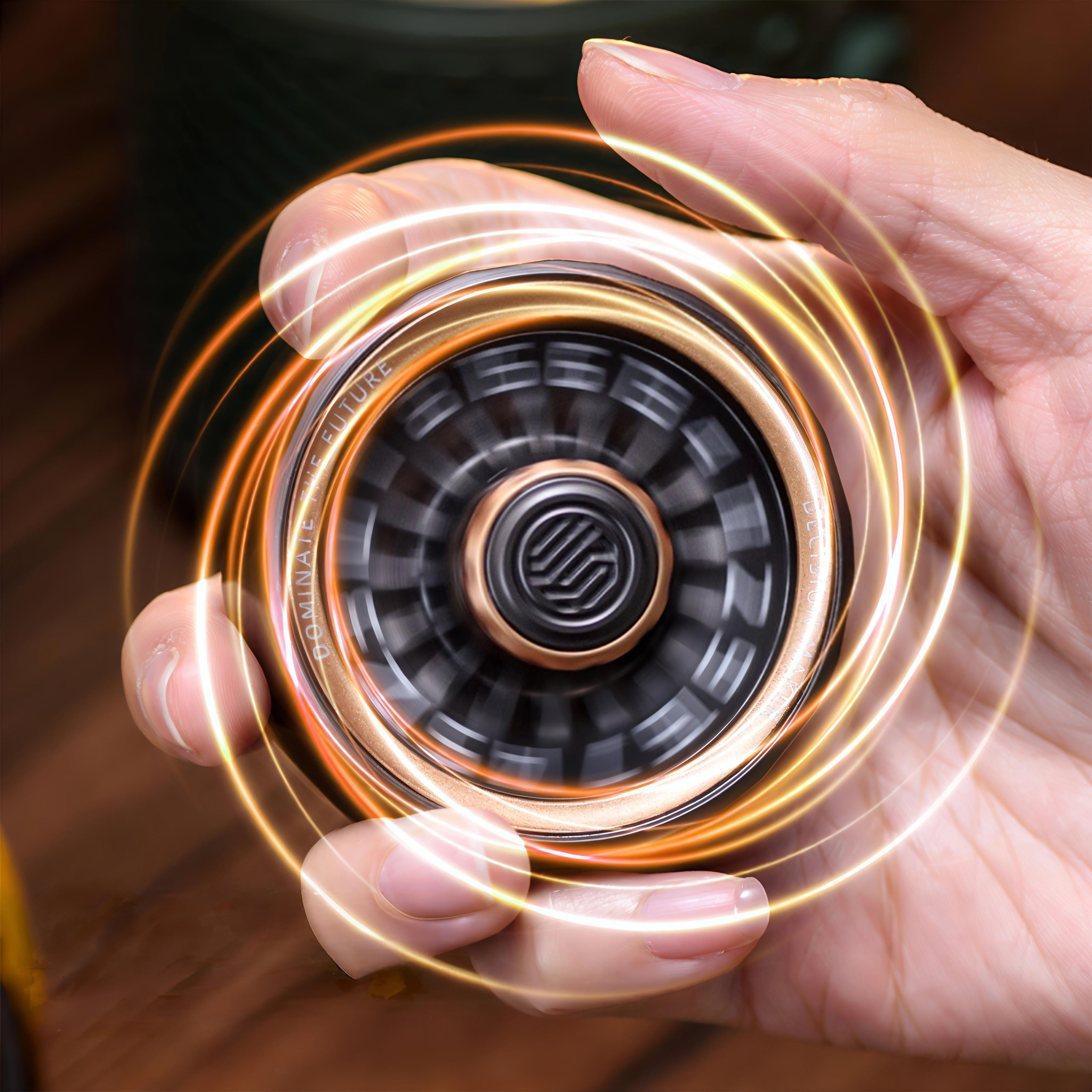 Fidget Spinner Metal Rechargeable Torque Wheel Dual-Direction - Galaxy Vortex EDC Stress Relief