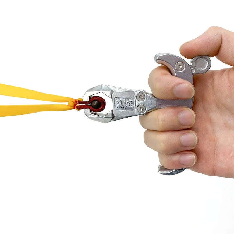 Slingshot Release – Stainless Steel Push-Button Clamp Release for Hunting & Fishing Slingshot