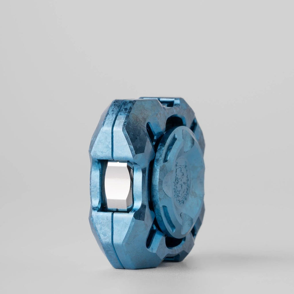 Nebula in Gyre M4 Mortise & Tenon Fidget Spinner - Four-Leaf Linkage