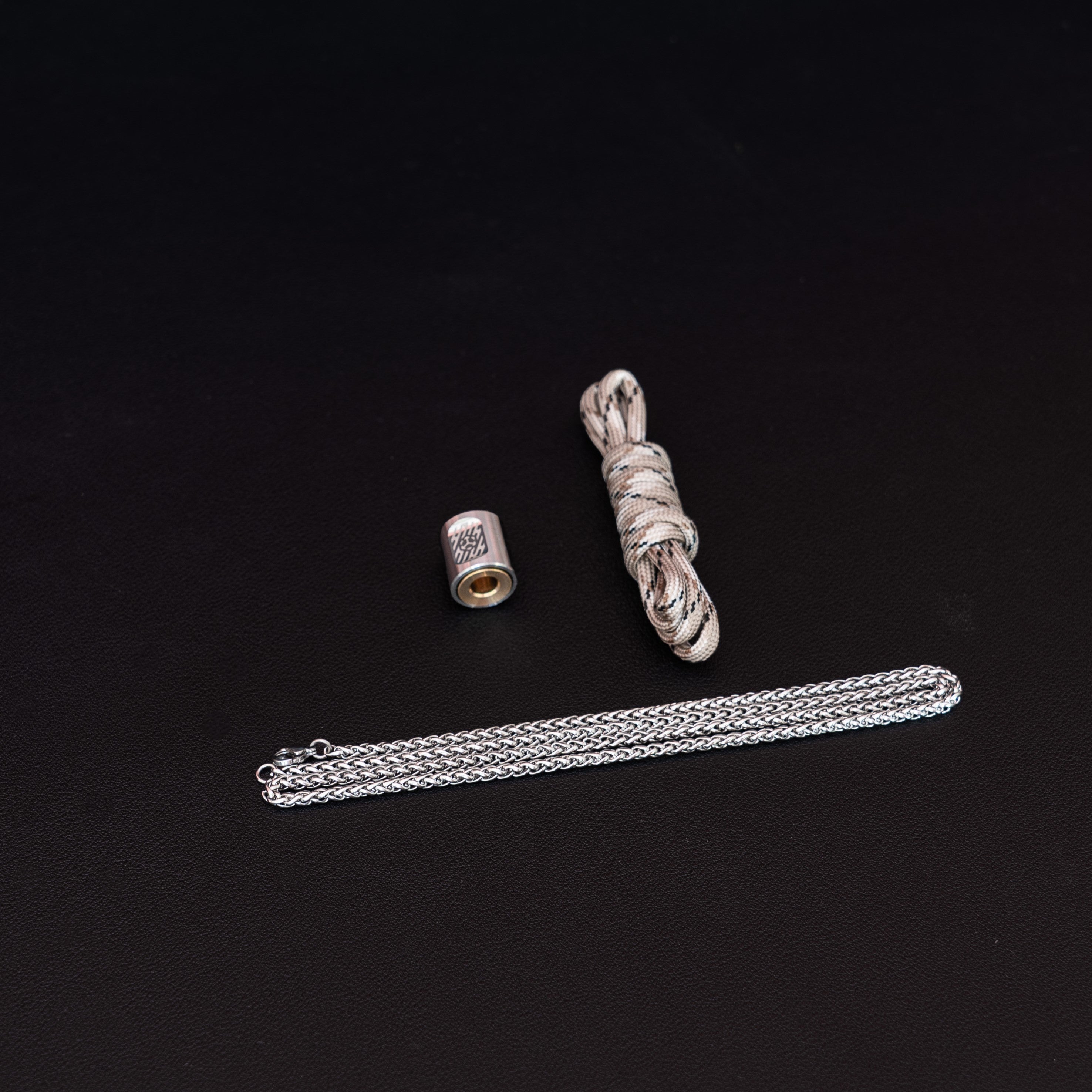 SpinCore Titanium Fidget Spinner Pendant - EDC Stress Relief Necklace
