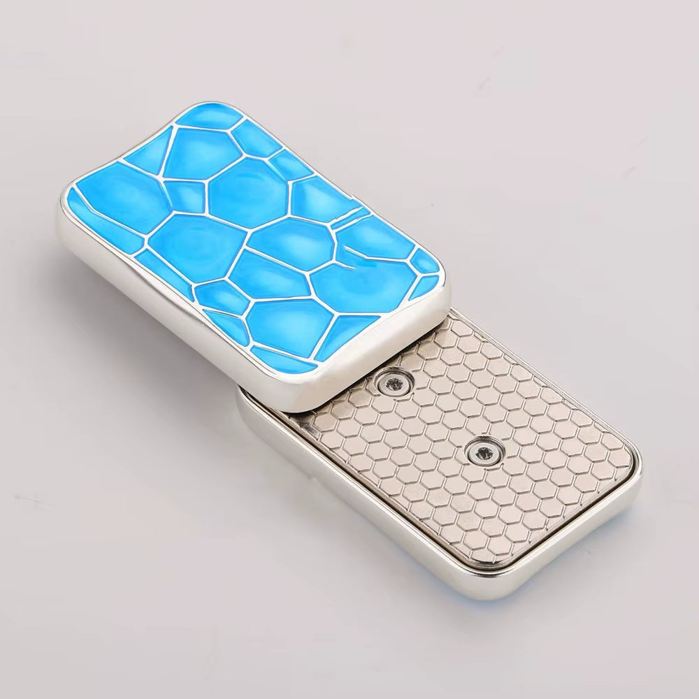 Magnetic Fidget Slider Full Metal Infinity Push Water Cube Stress Relief EDC Desk Toy