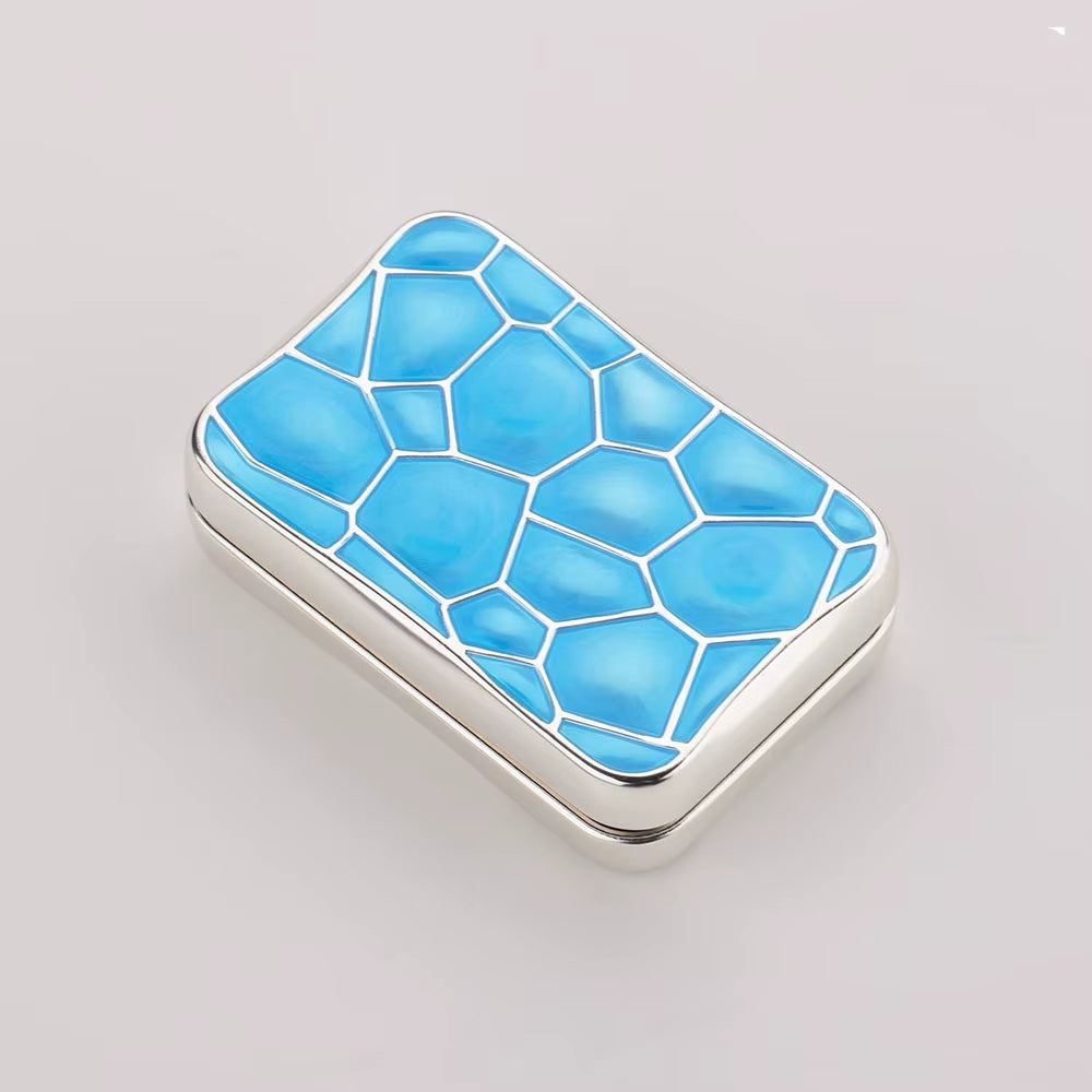 Magnetic Fidget Slider Full Metal Infinity Push Water Cube Stress Relief EDC Desk Toy
