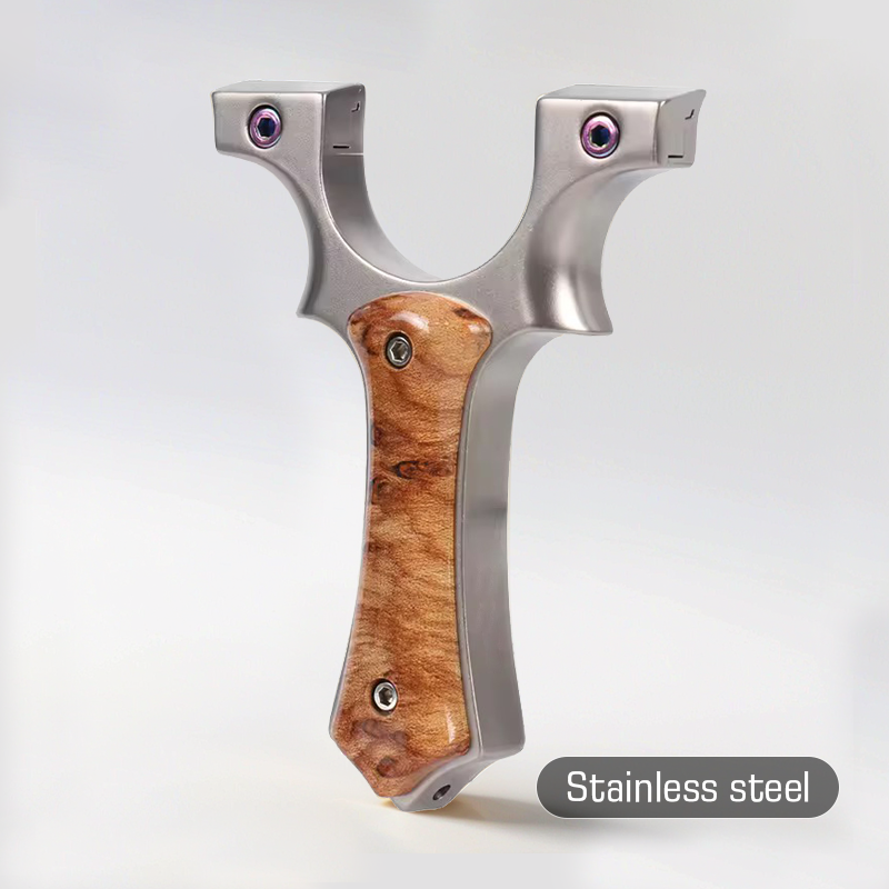 Tactical Slingshot – Stainless Steel Portable Lightweight Slingshot for Target Practice & Outdoor