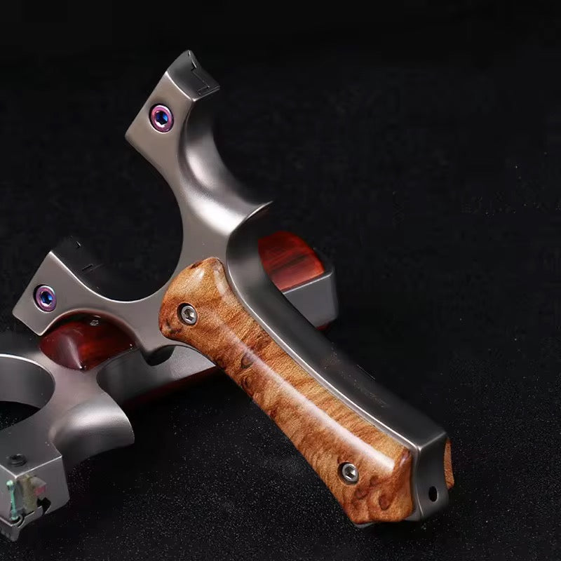 Tactical Slingshot – Stainless Steel Portable Lightweight Slingshot for Target Practice & Outdoor
