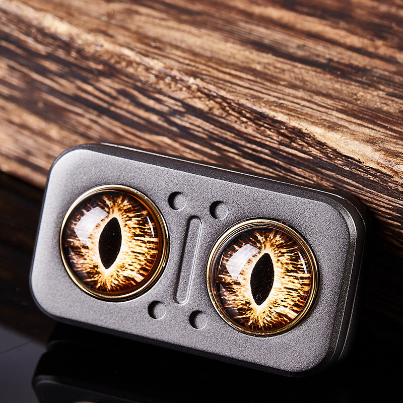 Owl Fidget Coin Titanium Magnetic Spinner - 360° Stress Relief EDC