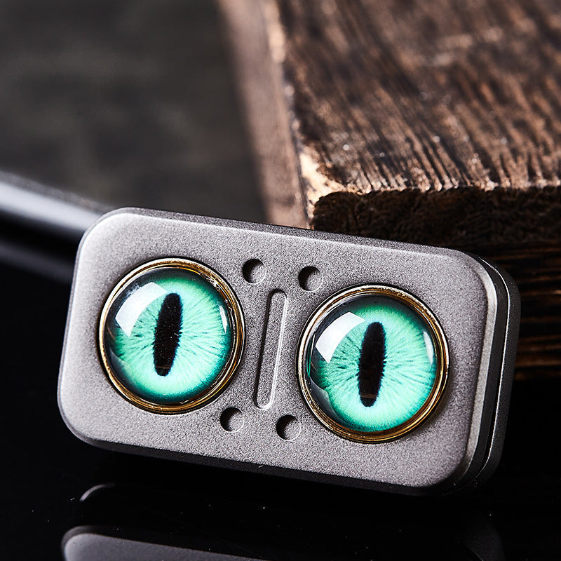 Owl Fidget Coin Titanium Magnetic Spinner - 360° Stress Relief EDC