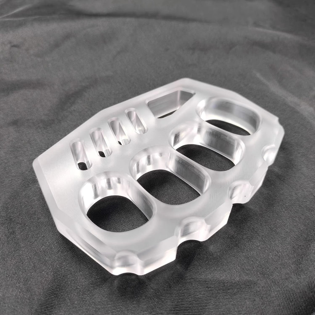 PVC Plastic Knuckles - Four Finger 14mm Ultra Thick Non-Metal Lightweight
