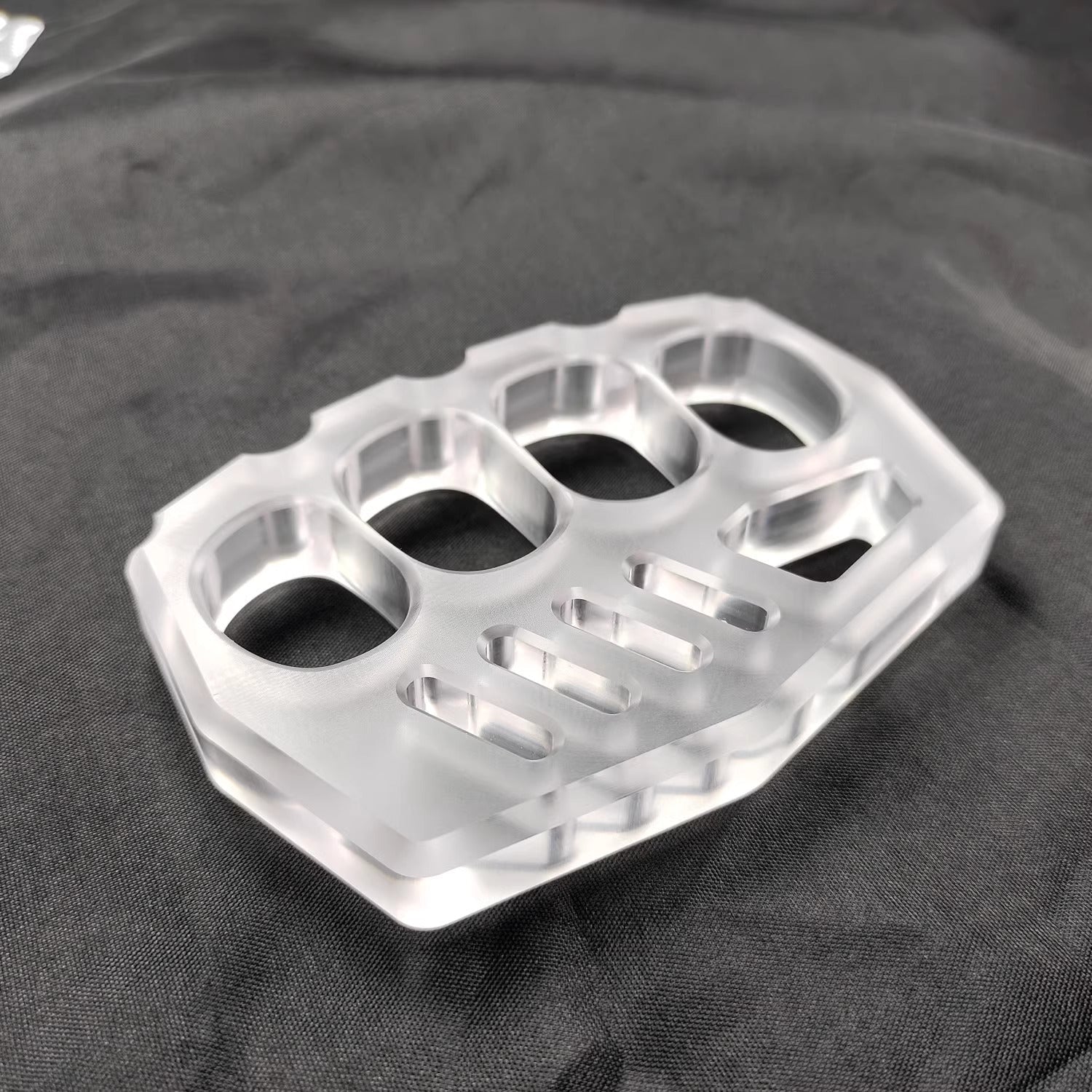 PVC Plastic Knuckles - Four Finger 14mm Ultra Thick Non-Metal Lightweight