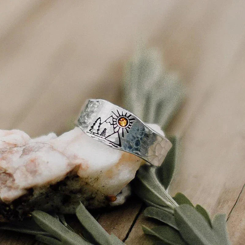 Punk Ring – Sunset Valley Nature Gothic Vintage Statement