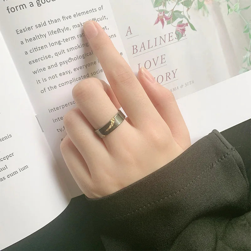 Viking Ring – Dark Storm Lightning Gothic Punk Adjustable Statement Ring