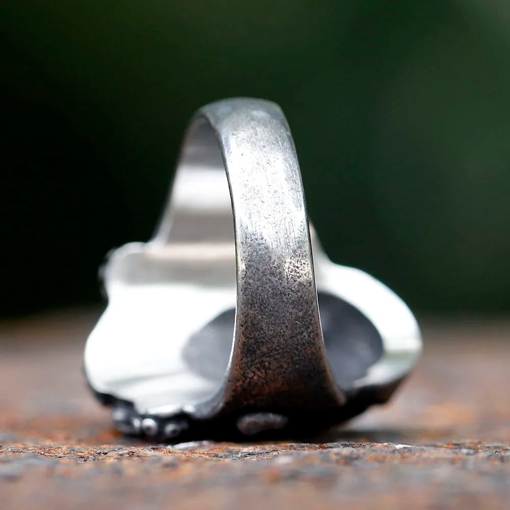 Skull Ring – Gothic Octopus Tentacle Punk Dark Nautical Statement