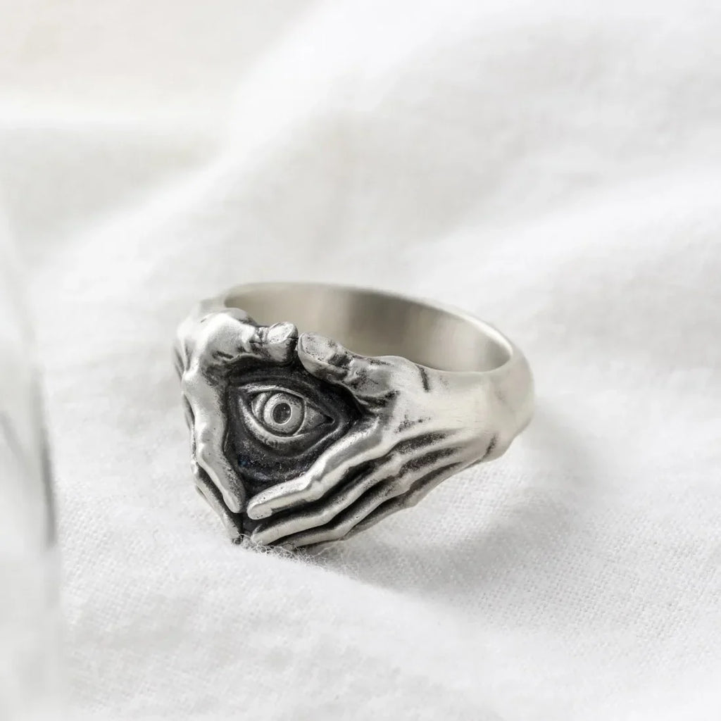 Eye Ring – Omnisight Guardian Peace Gothic Vintage Punk Statement