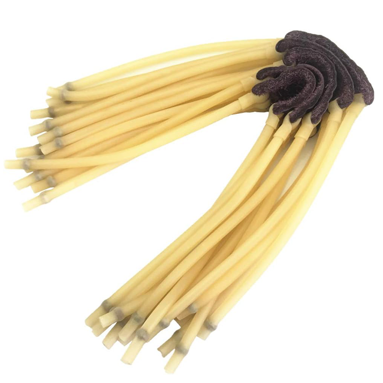Slingshot Bands – High Velocity Latex Rubber Bands with Anti-Slip Leather Pocket for Hunting & Target Practice