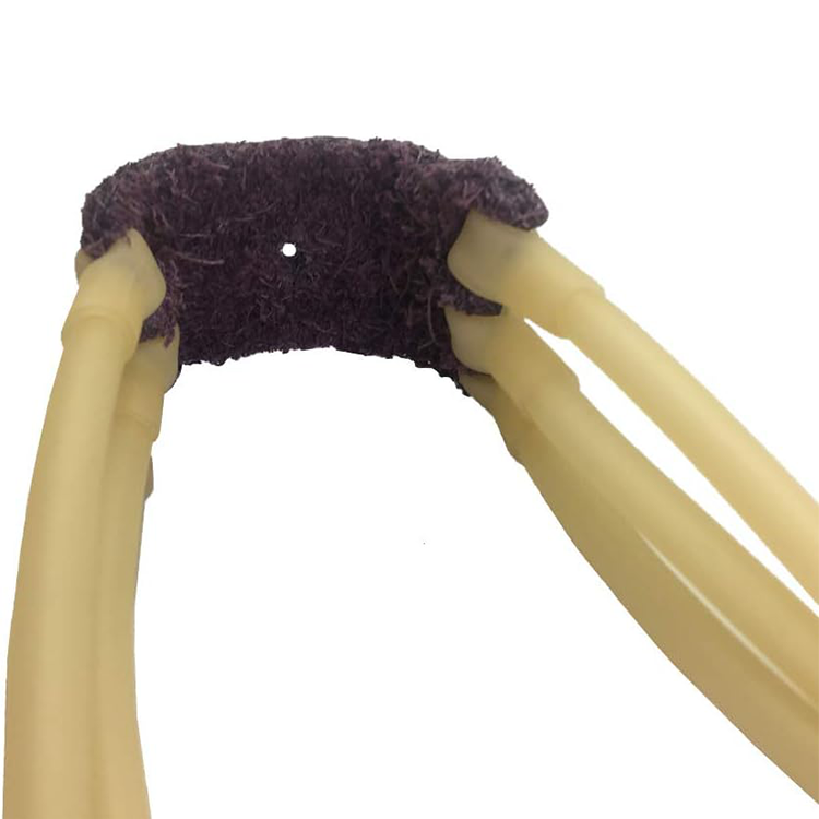 Slingshot Bands – High Velocity Latex Rubber Bands with Anti-Slip Leather Pocket for Hunting & Target Practice