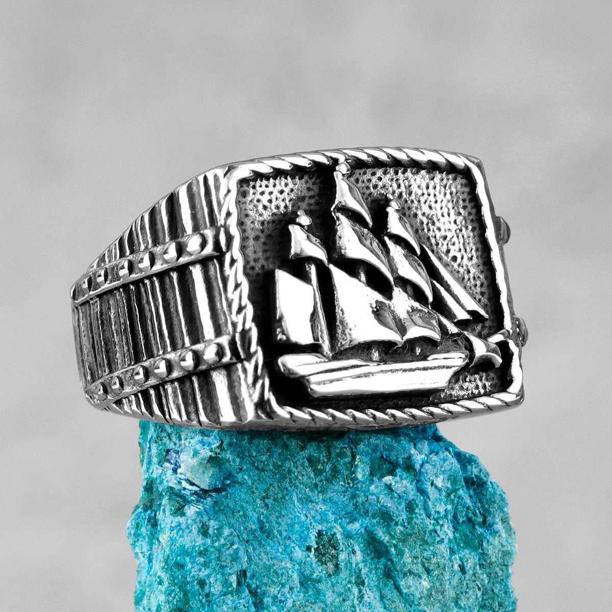 Statement Ring – Starboard Smooth Sailing Gothic Punk Biker