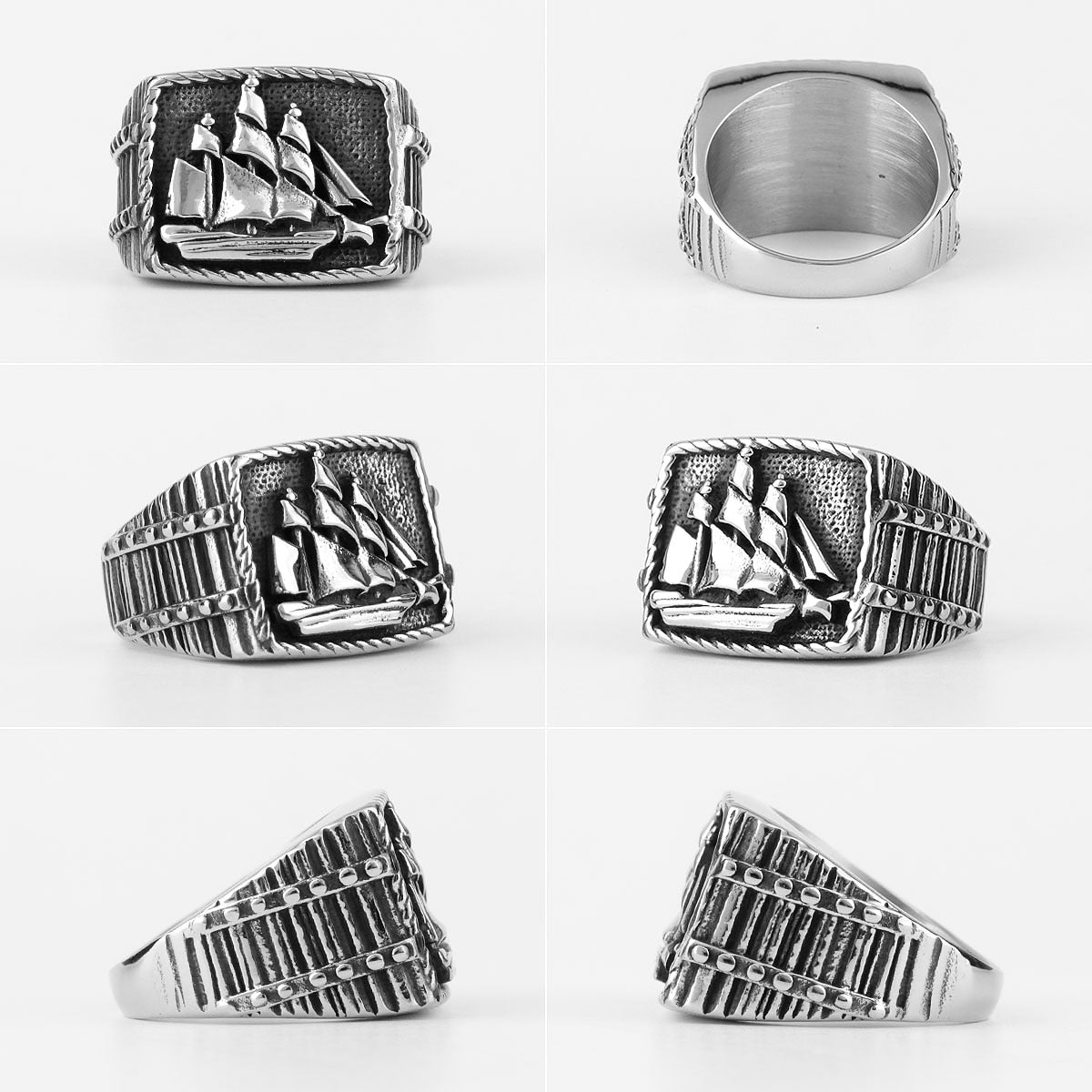 Statement Ring – Starboard Smooth Sailing Gothic Punk Biker