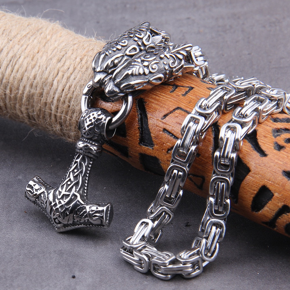 Anchor Necklace – Njord Norse God Viking Gothic Punk Statement