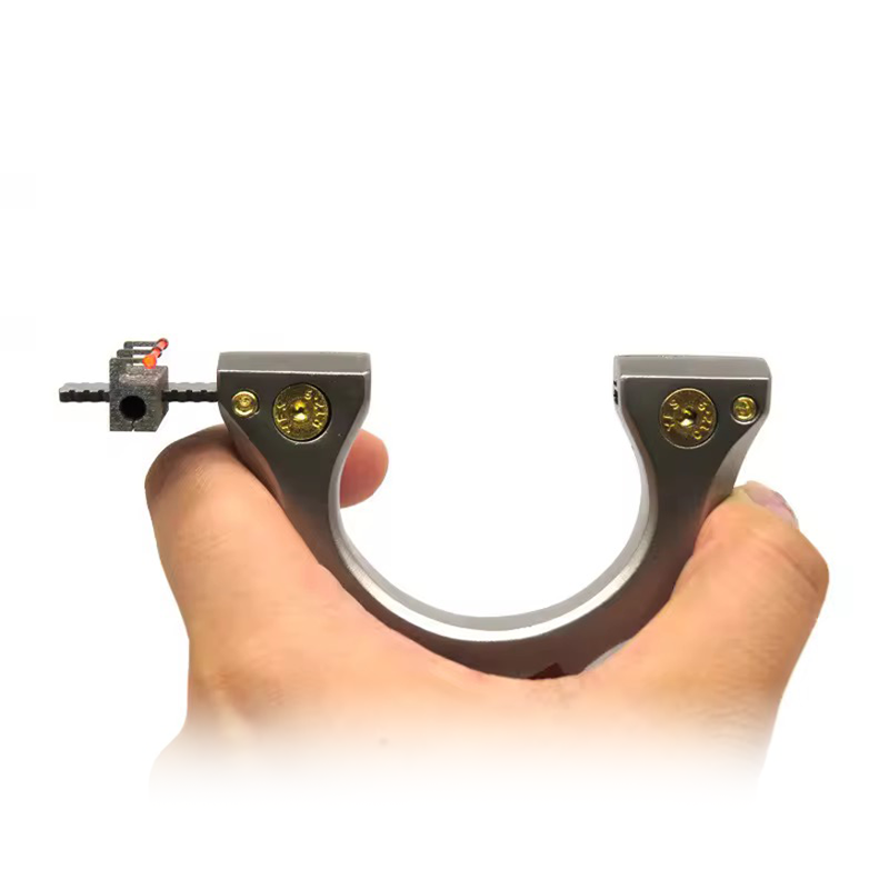 Tactical Slingshot – Stainless Steel Wooden Handle Hunting Slingshot for Target Practice