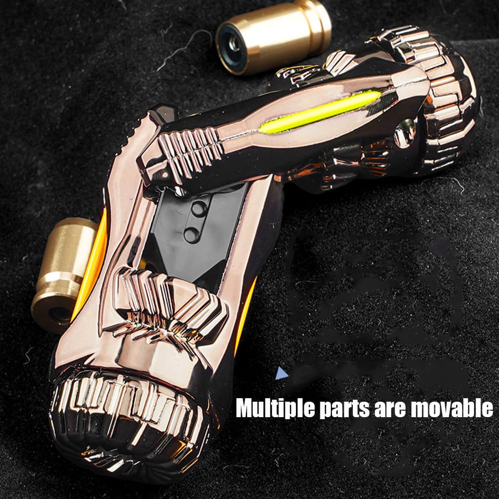 Vortex Blaster Mini Alloy EDC Toy | Shell Ejection & Glow Strip Fidget Blaster