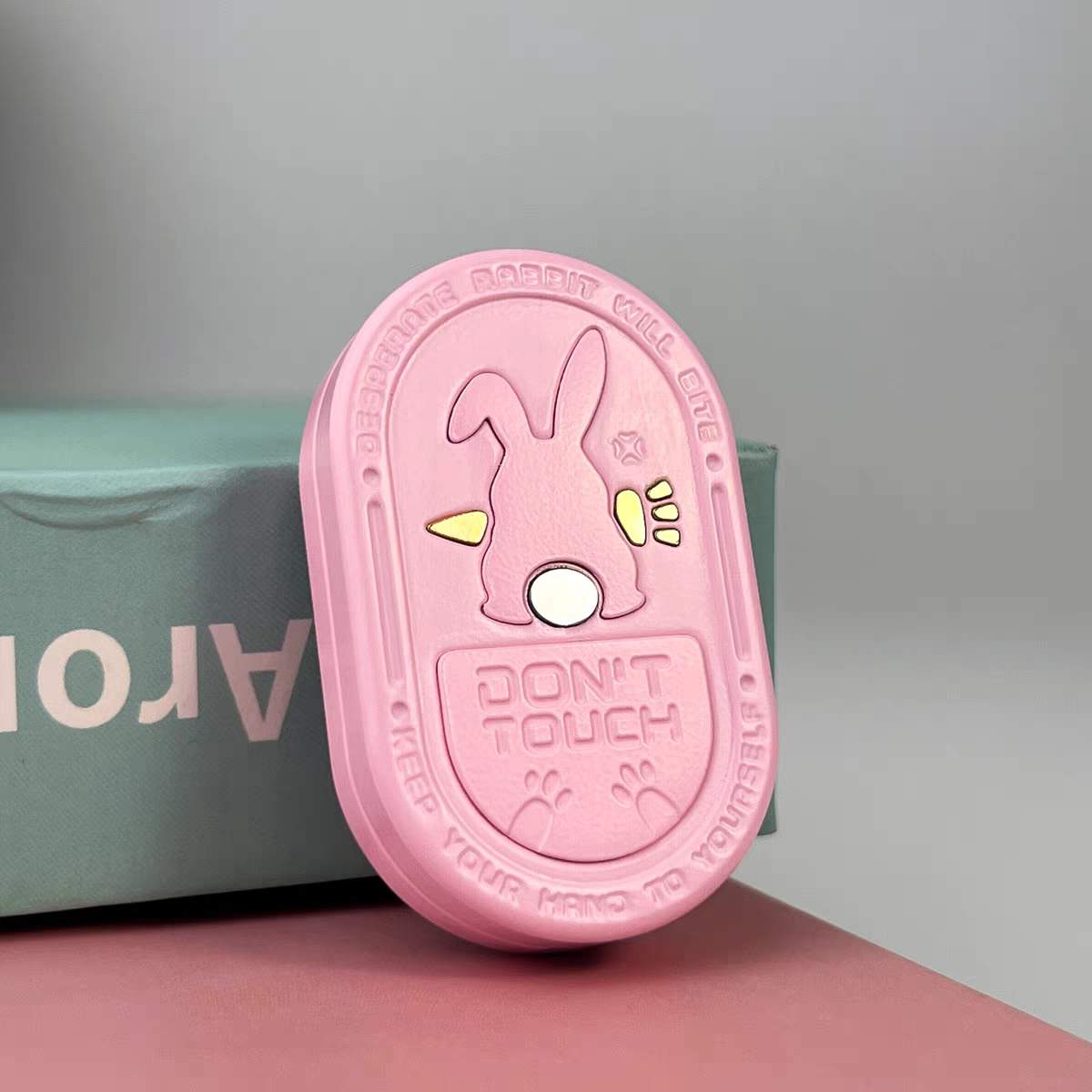 Fidget Slider Stainless Steel Rabbit Sound Feedback - 86g CNC Ding EDC Stress Relief Collectible