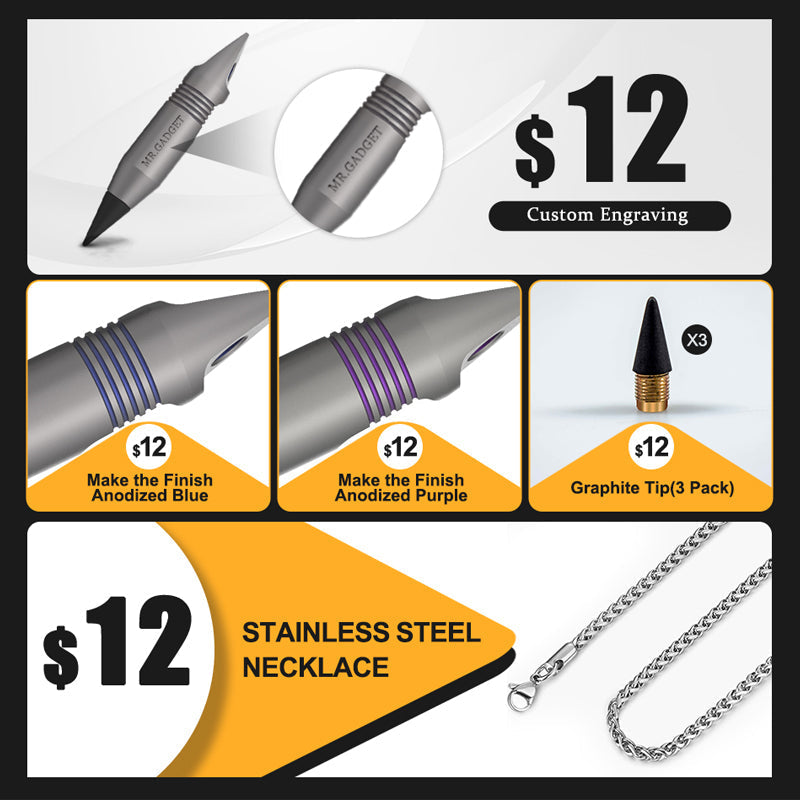 Wolf Fang 1.0 Titanium EDC Keychain Multi-Tool - Bottle Opener, Screwdriver & Cutter