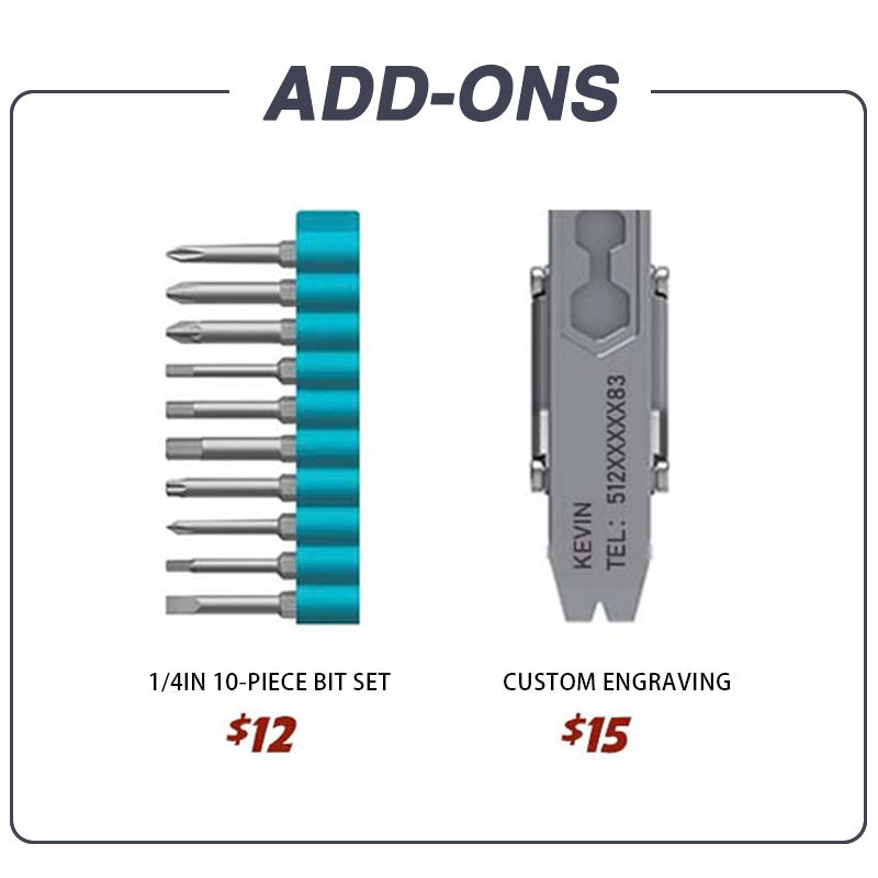 K-Smart Keychain 1.0 Titanium Multi-Tool - 11-in-1 with Quick-Release Mechanism EDC