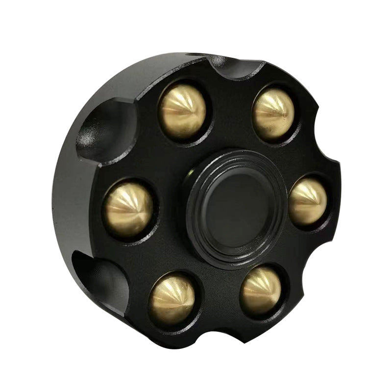 Spin Chamber Revolver Fidget Spinner - Metal EDC Stress Relief Toy