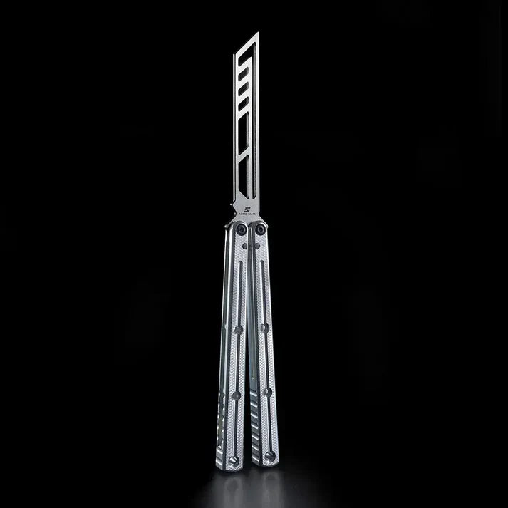 Balisong Trainer Krake Raken V3 - Armed Shark Butterfly Knife 7075 Aluminum 36 Colors