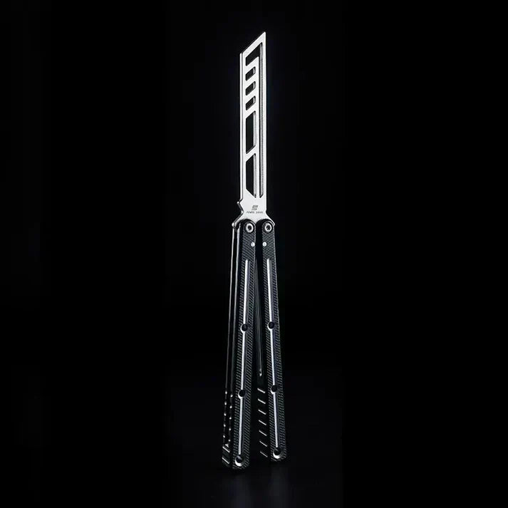 Balisong Trainer Krake Raken V3 - Armed Shark Butterfly Knife 7075 Aluminum 36 Colors