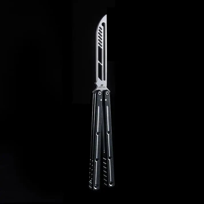 Balisong Trainer Krake Raken V3 - Armed Shark Butterfly Knife 7075 Aluminum 36 Colors