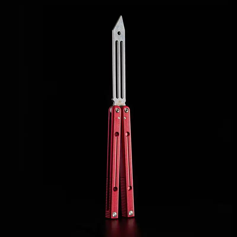 Squidtrainer V4 Balisong Trainer - Armed Shark 7075 Aluminum Butterfly Knife Flipper