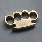 Brass Four Finger Knuckles – Duster with Punisher Skull 15mm Ultra Thick CNC EDC detail image - detail view 8
