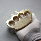 Brass Four Finger Knuckles – H59 with Duster Self Defense with Anti-Slip Tactical 640g detail image - detail view 5