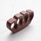 Brass Four Finger Knuckles – Micarta Extreme-Thick 20mm with Slim Profile Non-Metal 85g detail image - detail view 5